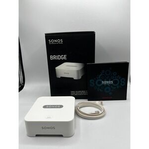 Sonos Model: Bridge Manual Box Used No Power Cord Untested For Parts Only